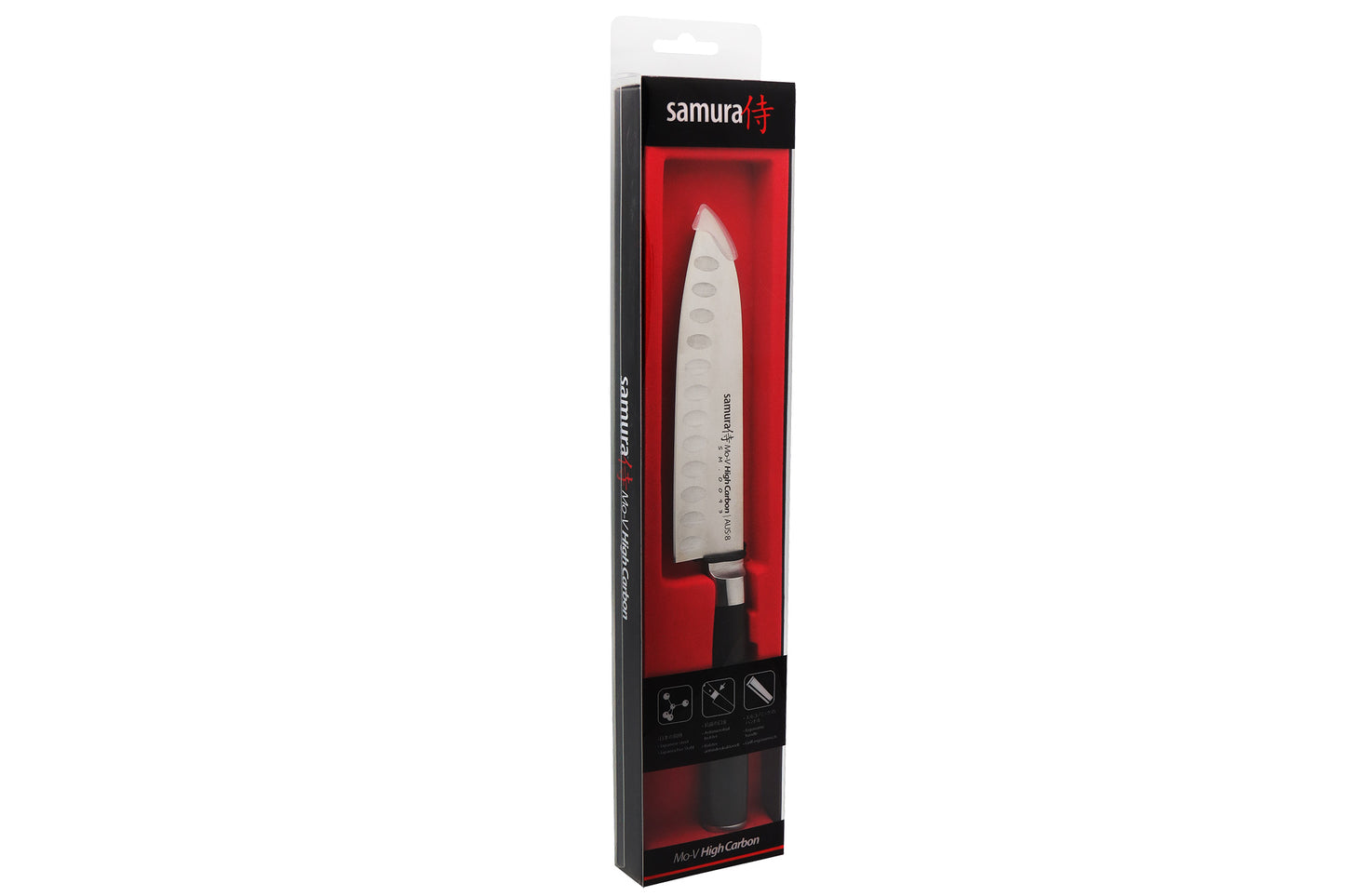 Virtuves nazis SAMURA MO-V Santoku 5.4"/138 mm