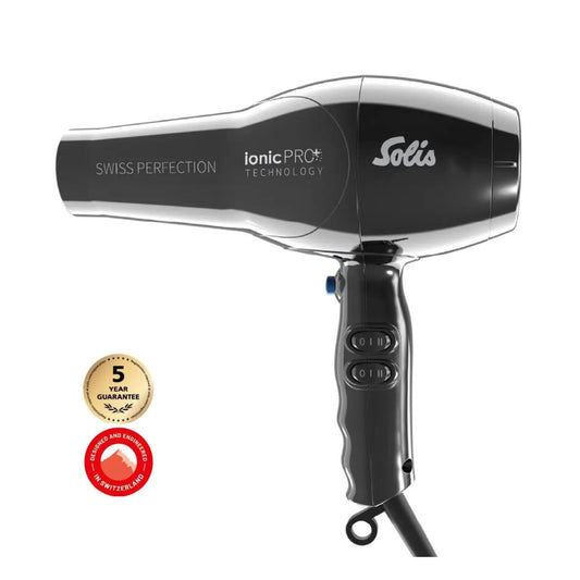 Фен SOLIS 440 Swiss Perf 360° ionic PRO Black 