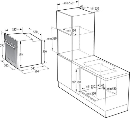 Built-in oven GORENJE BOS6747A01X 201083981