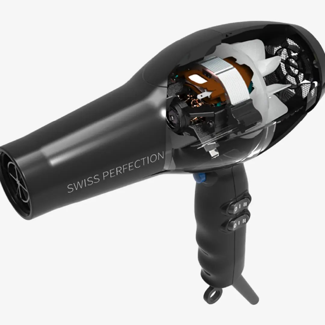 Hair dryer SOLIS 440 Swiss Perf 360° ionic PRO Black 