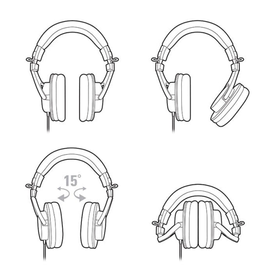 Наушники AUDIO TECHNICA ATH-M50X