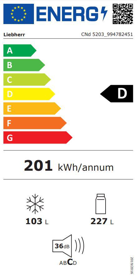 Refrigerator LIEBHERR CNd 5203