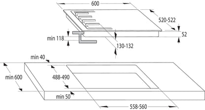 Built-in surface GORENJE GCI691BSC