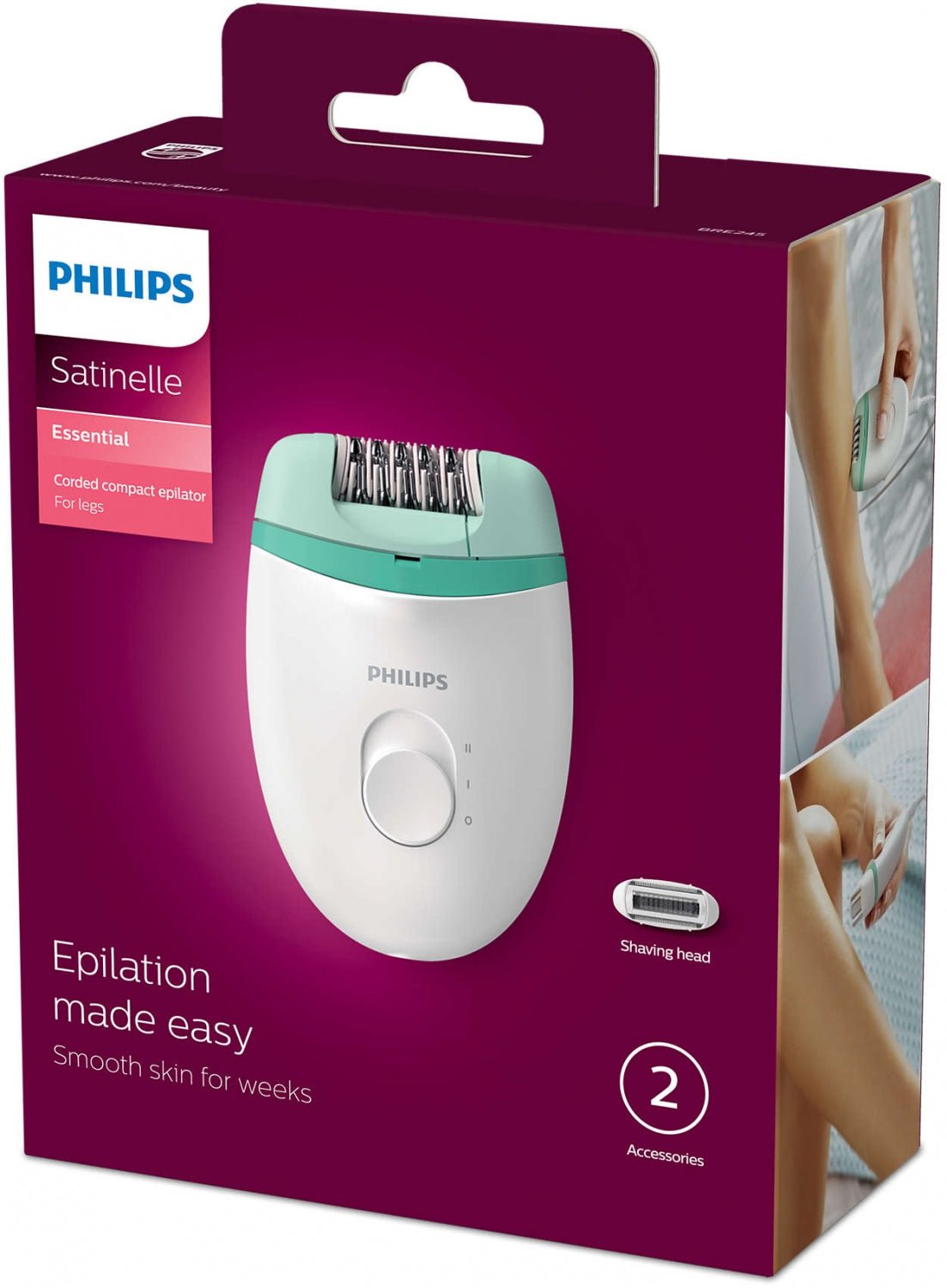 Epilator PHILIPS BRE245/00 