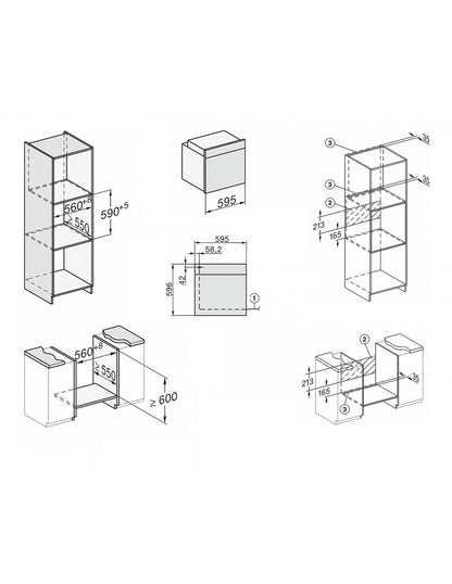 Встраиваемая духовка MIELE H 7464 BP OBSW черный