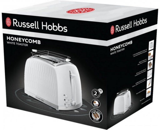 Tosteris RUSSELL HOBBS 26060-56 Honeycomb 2 Slice White 26060-56