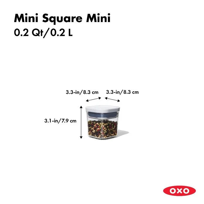 Food storage container OXO POP Mini Square Mini - 0.2L 11234300