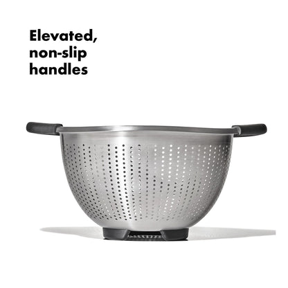 Caurduris OXO Stainless Steel Colander - 2.8L