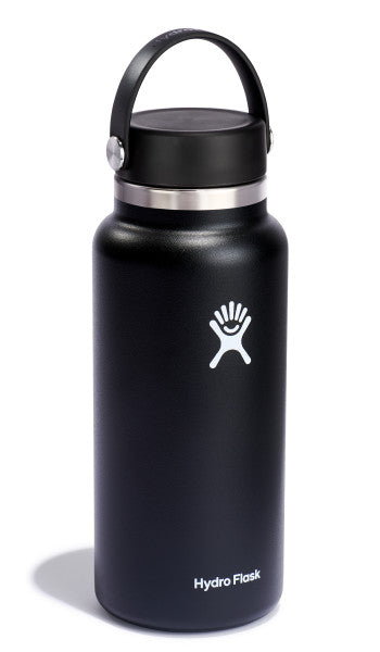 Termokrūze HYDRO FLASK WIDE FLEX CAP, 32 OZ (950ml) Melna