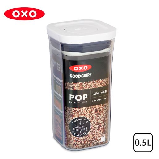 Контейнер для хранения продуктов OXO POP Mini Square Short - 0,5 л 11234200