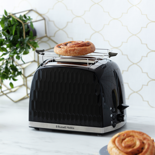 Tosteris RUSSELL HOBBS 26061-56 Honeycomb 2 Slice Black 26061-56