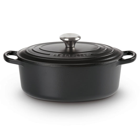 Pot LE CREUSET Cast iron pot oval 31cm / 6.3L mat black