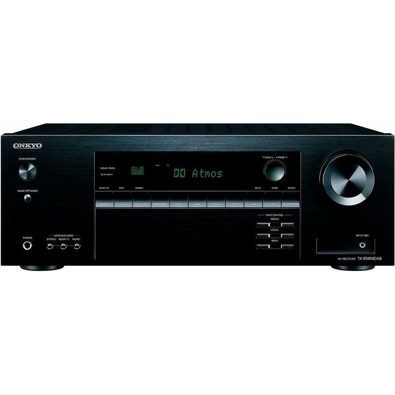 Ресивер ONKYO TX-SR494DAB Черный