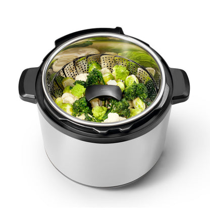 Sietiņš tvaicēšanai OXO Stainless Steel Steamer with Extendable Handle