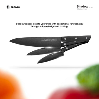 Nažu komplekts SAMURA SHADOW Set of 3 kitchen knives SH-0220