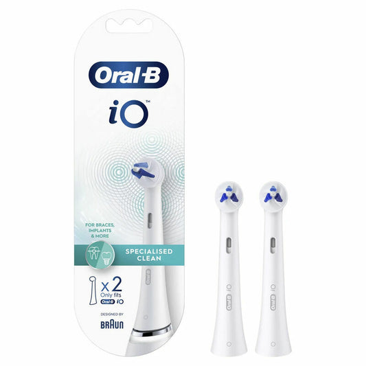 Toothbrush heads BRAUN iO TG-2 Spec Clean white 2pcs