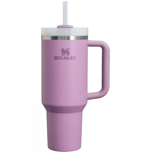 Termokrūze ar salmiņu STANLEY The Quencher H2.O FlowState Tumbler 1.18L gaiši violeta