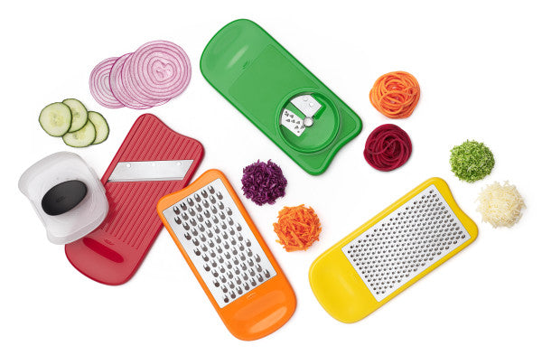 Vegetable chopper OXO Spiralize, Grate &amp; Slice Set