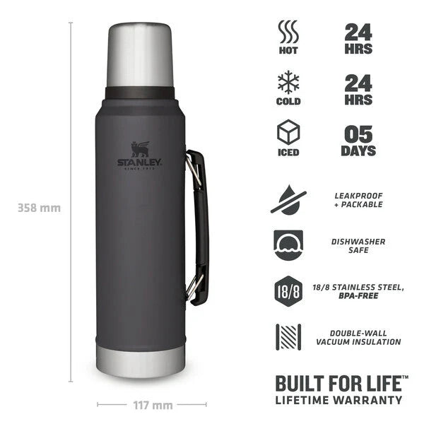 Thermos STANLEY The Legendary Classic1.4L matte black 2808265002