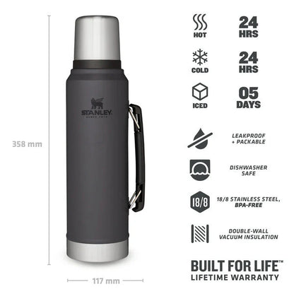 Thermos STANLEY The Legendary Classic1.4L matte black 2808265002