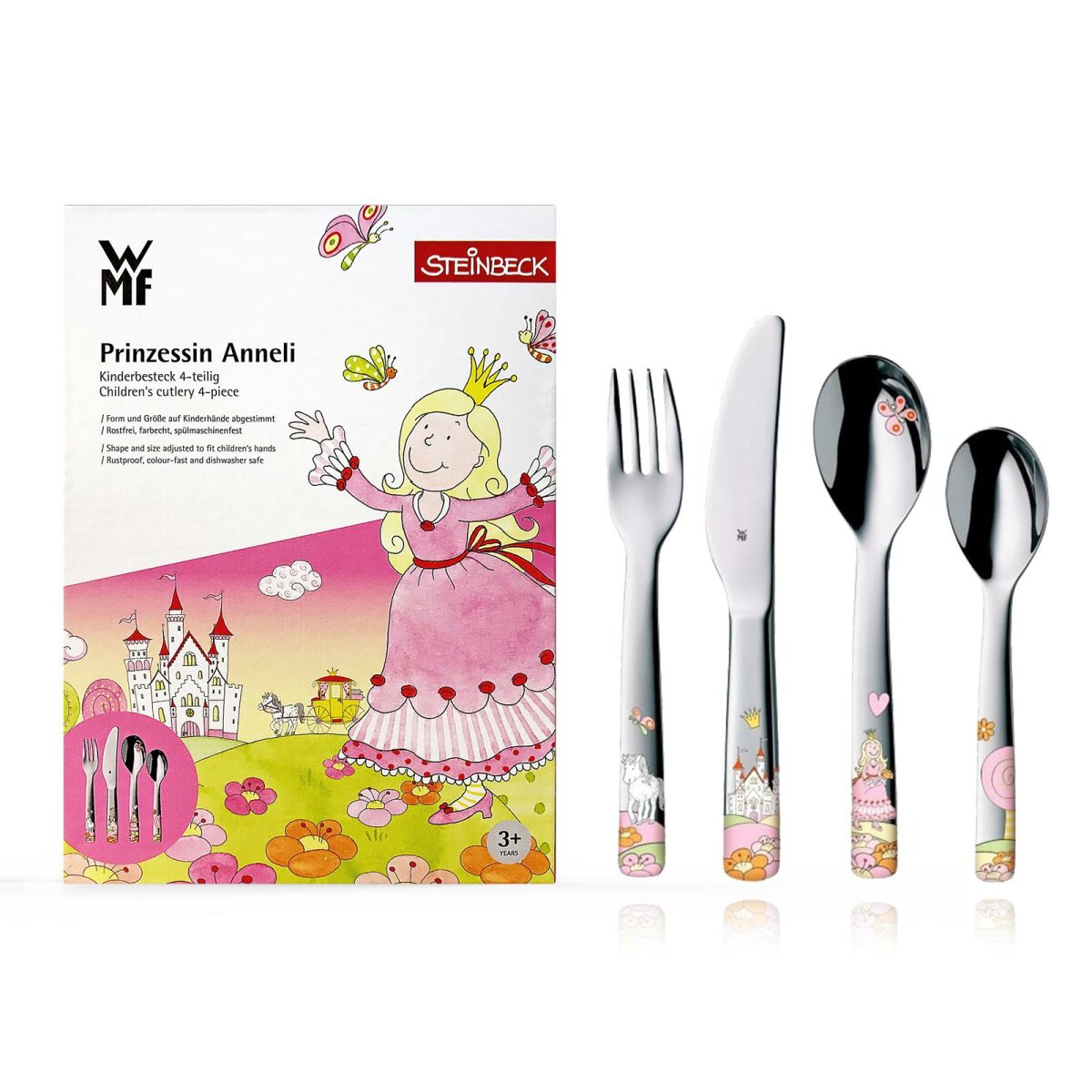 Bērnu galda piederumu komplekts WMF Prinzessin 4-piece